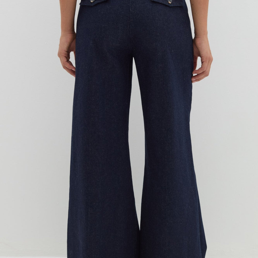 
                      
                        Pantaloni denim STEFANEL de dama evazati IMBRACAMINTE STEFANEL   
                      
                    