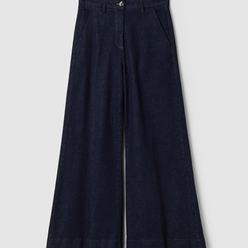 
                      
                        Pantaloni denim STEFANEL de dama evazati IMBRACAMINTE STEFANEL   
                      
                    