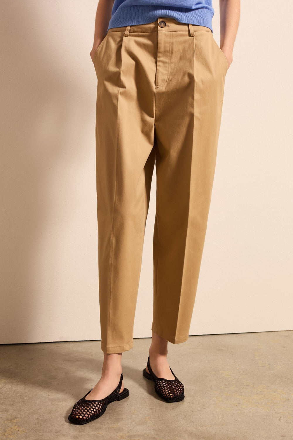 Pantaloni STEFANEL de dama IMBRACAMINTE STEFANEL Maro 38 805403102137