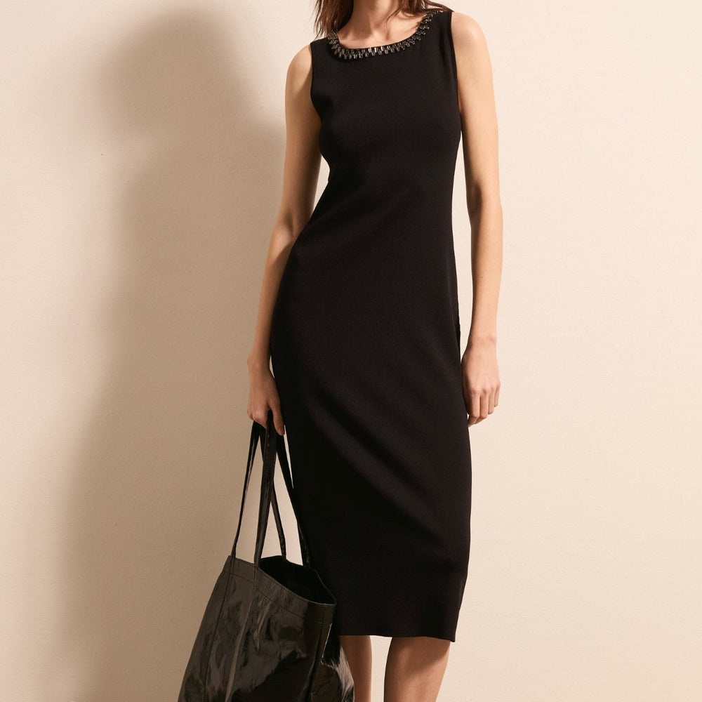 Rochie STEFANEL de dama IMBRACAMINTE STEFANEL Negru XS 805403111366