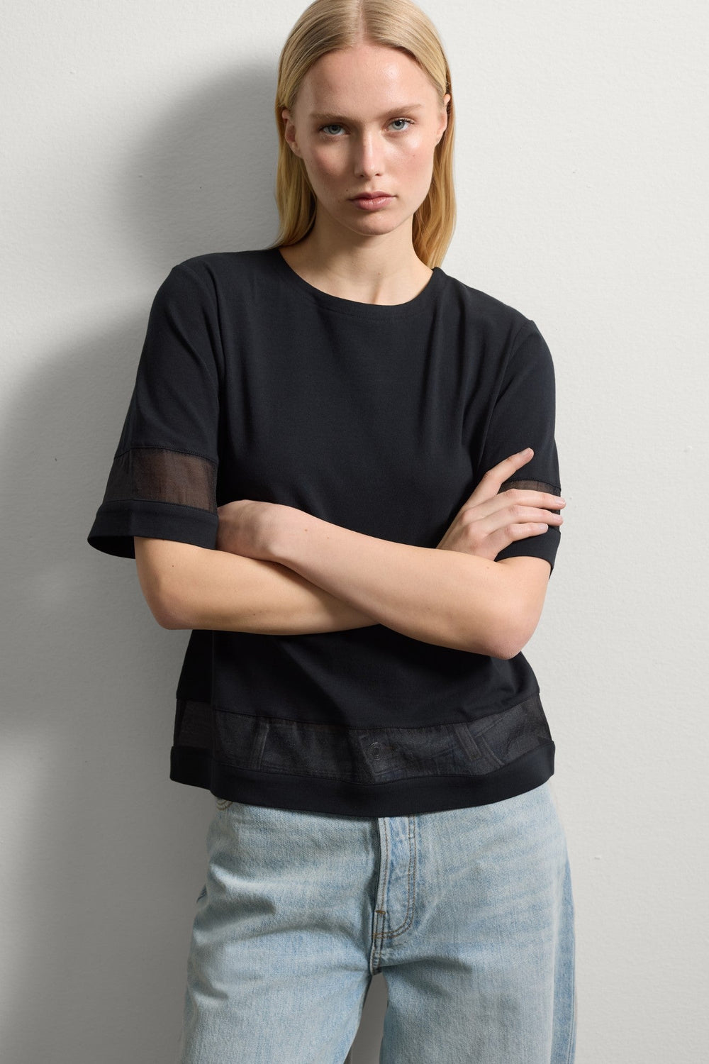 Tricou STEFANEL de Dama IMBRACAMINTE STEFANEL Negru XS 805403154363