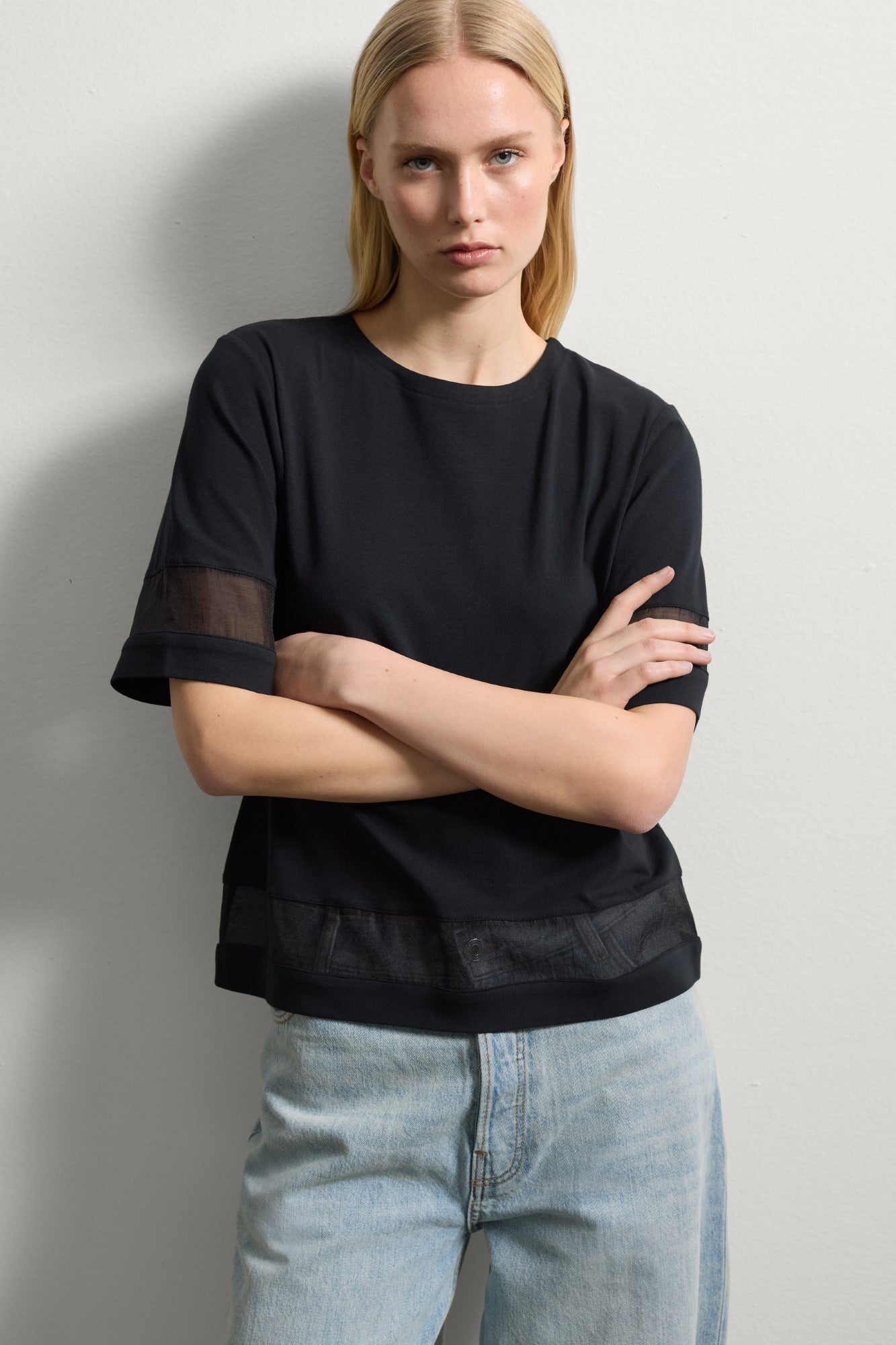 Tricou STEFANEL de Dama IMBRACAMINTE STEFANEL Negru XS 805403154363