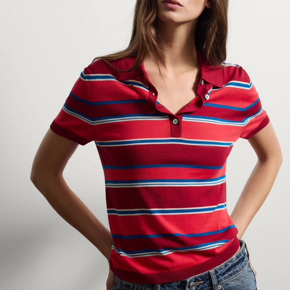 
                      
                        Tricou Guler STEFANEL de Dama IMBRACAMINTE STEFANEL Rosu XS 805314567150
                      
                    