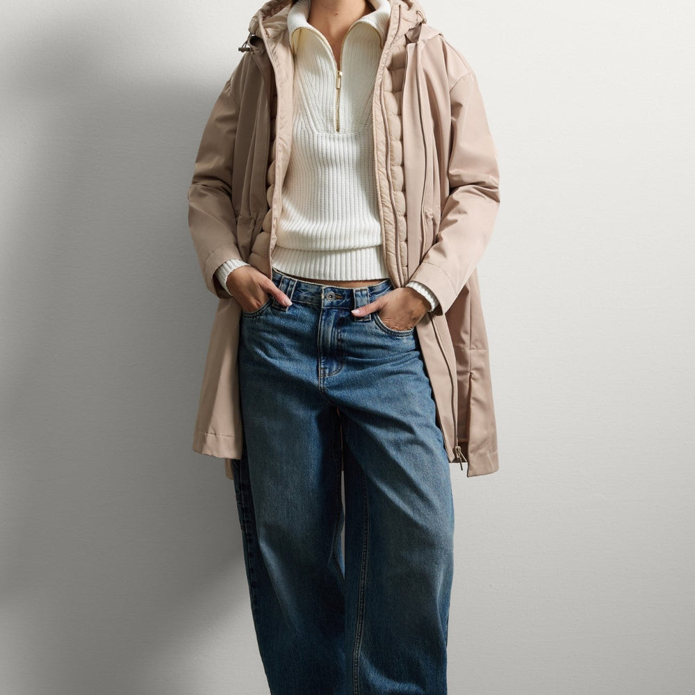 Geaca Parka STEFANEL de Dama IMBRACAMINTE STEFANEL Bej XS 805314568889