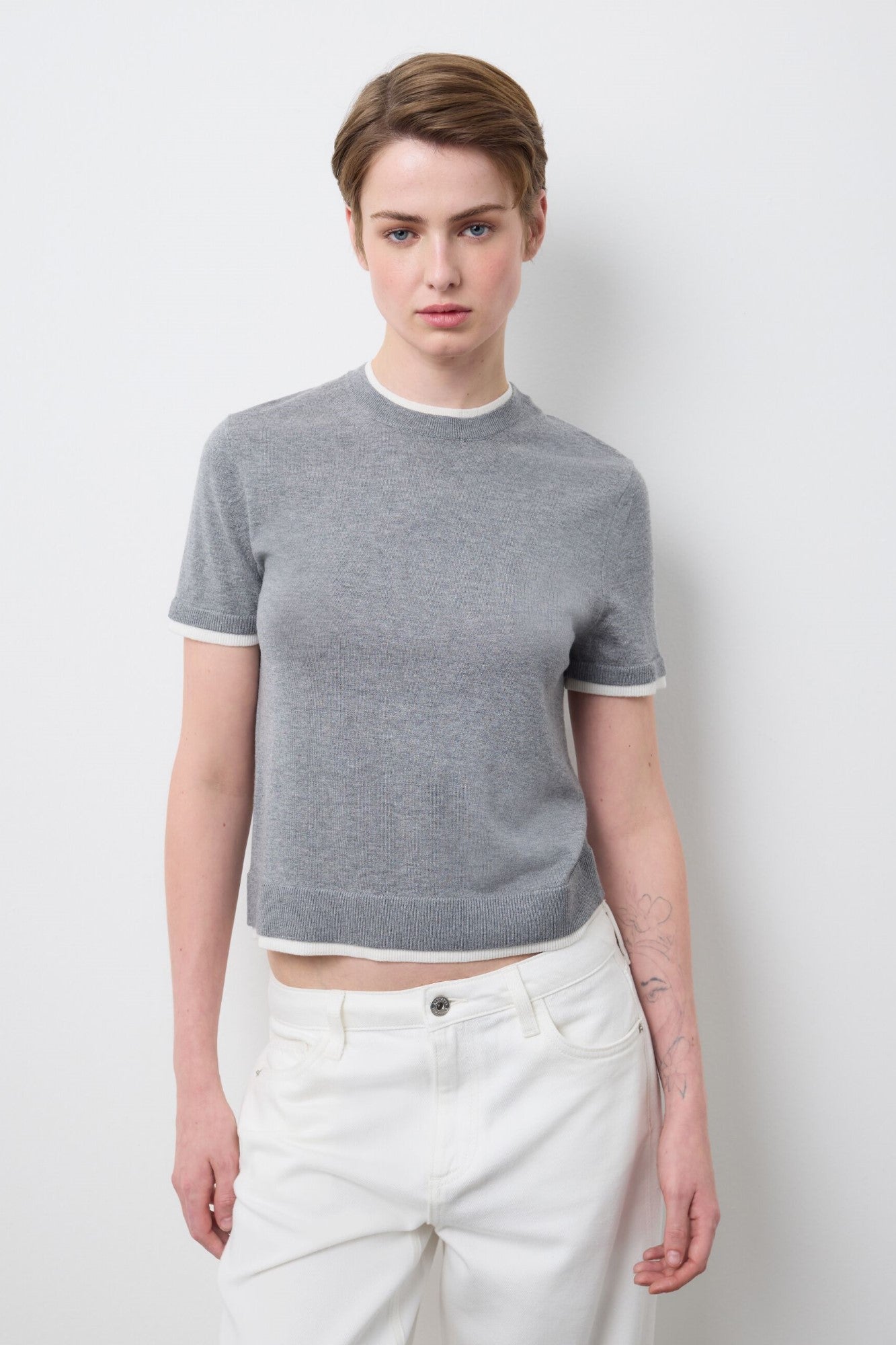 Pulover STEFANEL de dama IMBRACAMINTE STEFANEL Gri XS 8057914153843