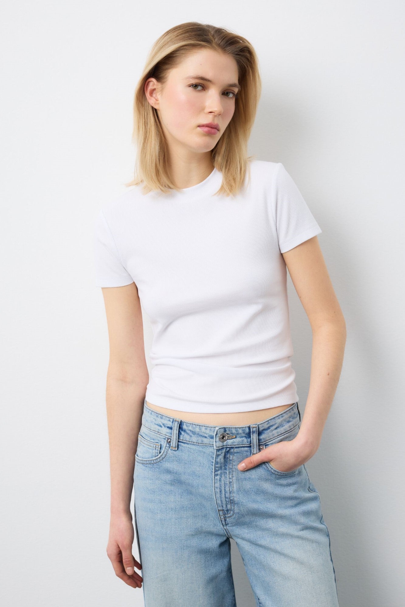 Tricou STEFANEL de dama IMBRACAMINTE STEFANEL Alb XS 8059521473994
