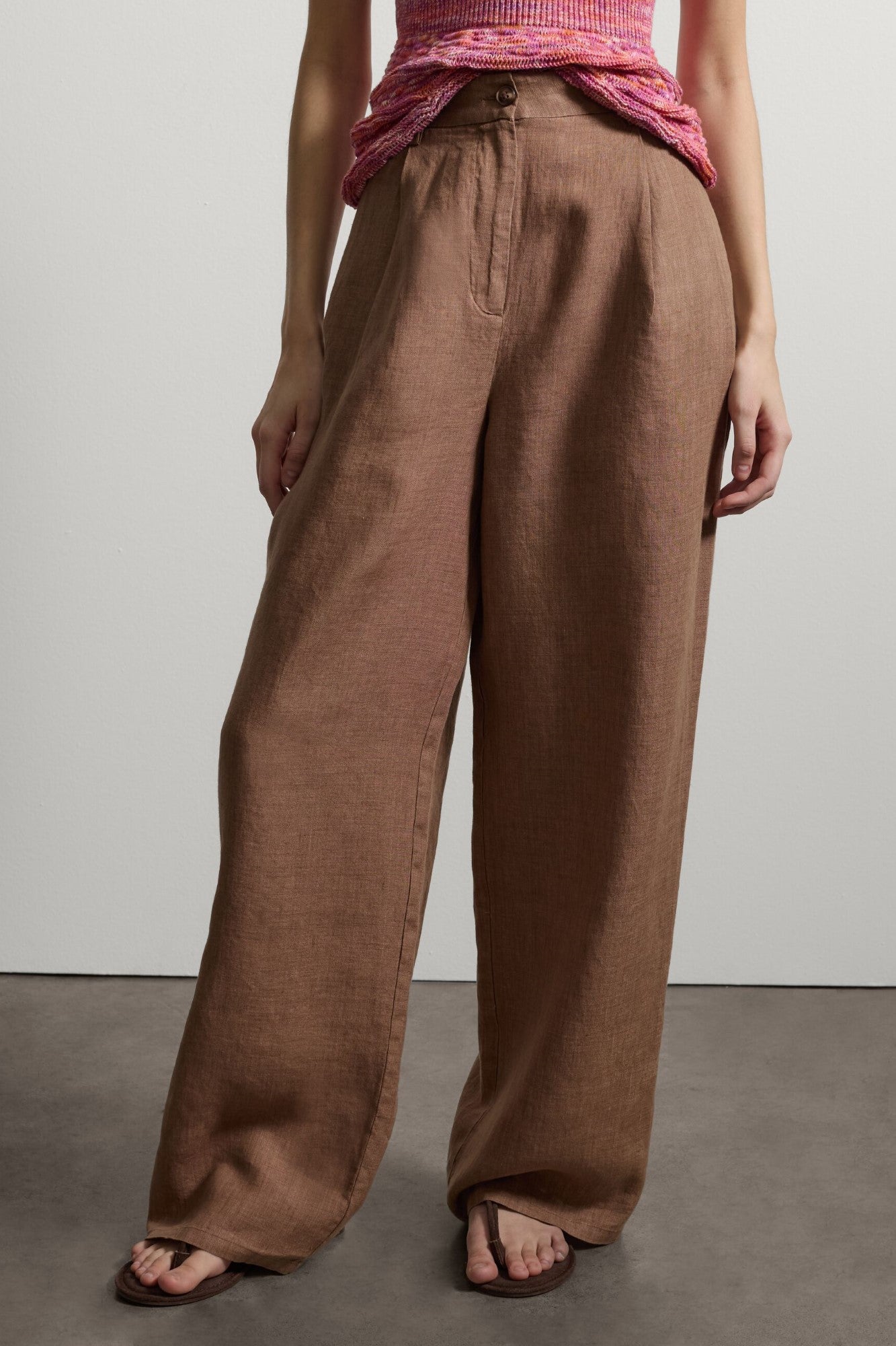 Pantaloni STEFANEL de dama IMBRACAMINTE STEFANEL Maro 38 8059521715261