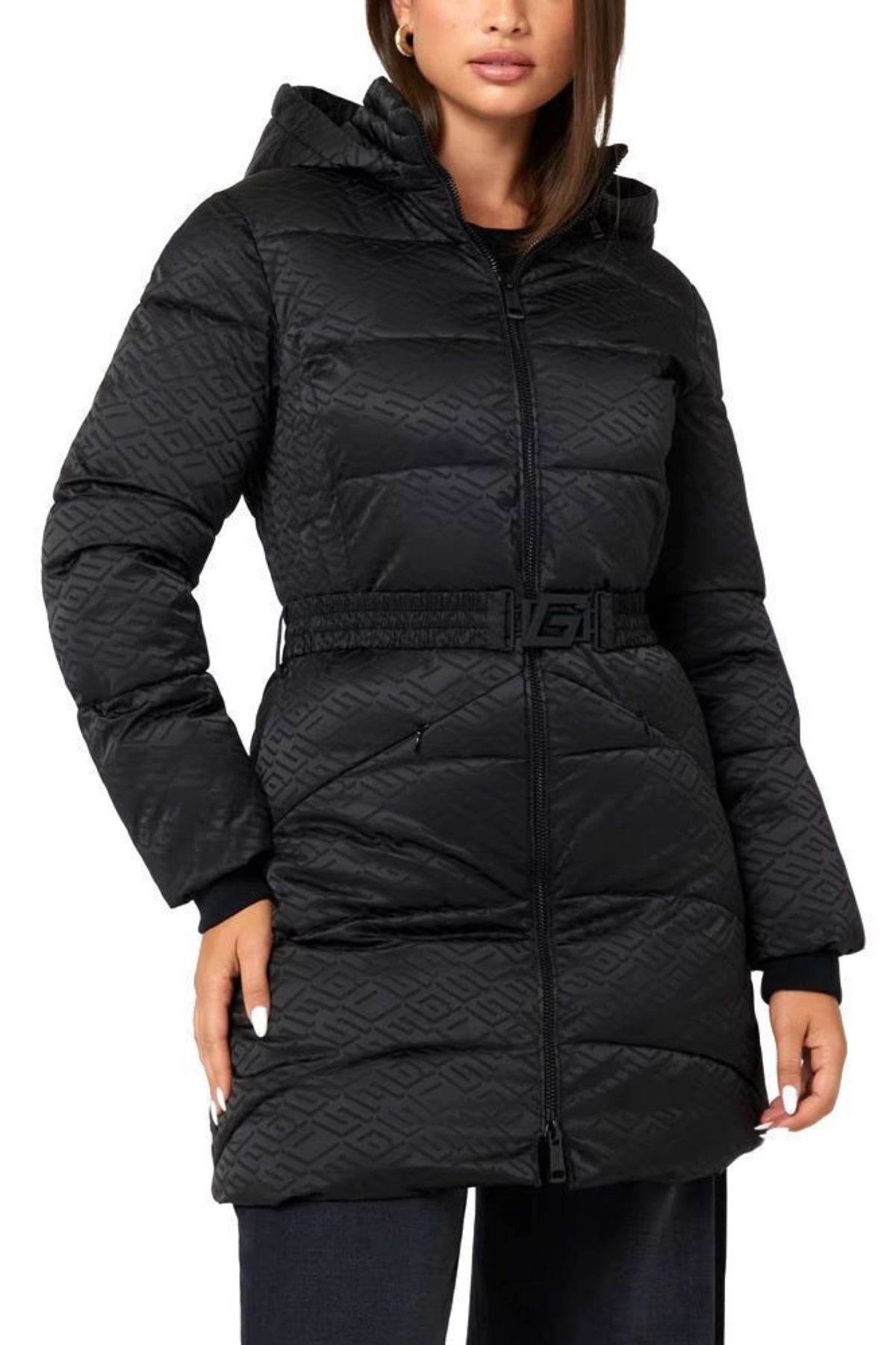 Geaca Parka GUESS de Dama IMBRACAMINTE GUESS Negru XS 762540855109