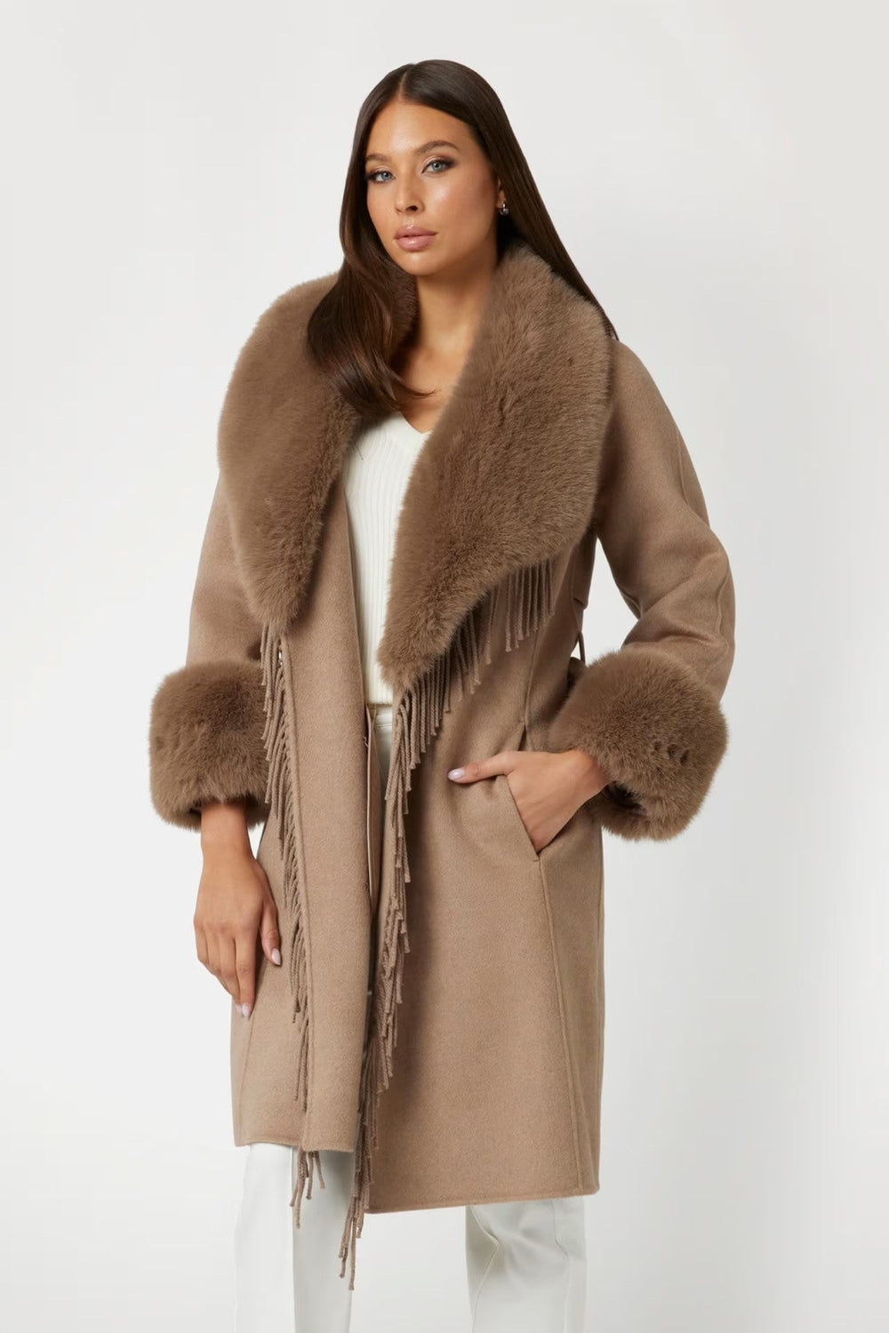 Geaca MARCIANO by GUESS de dama IMBRACAMINTE MARCIANO Bej 38 762540892974