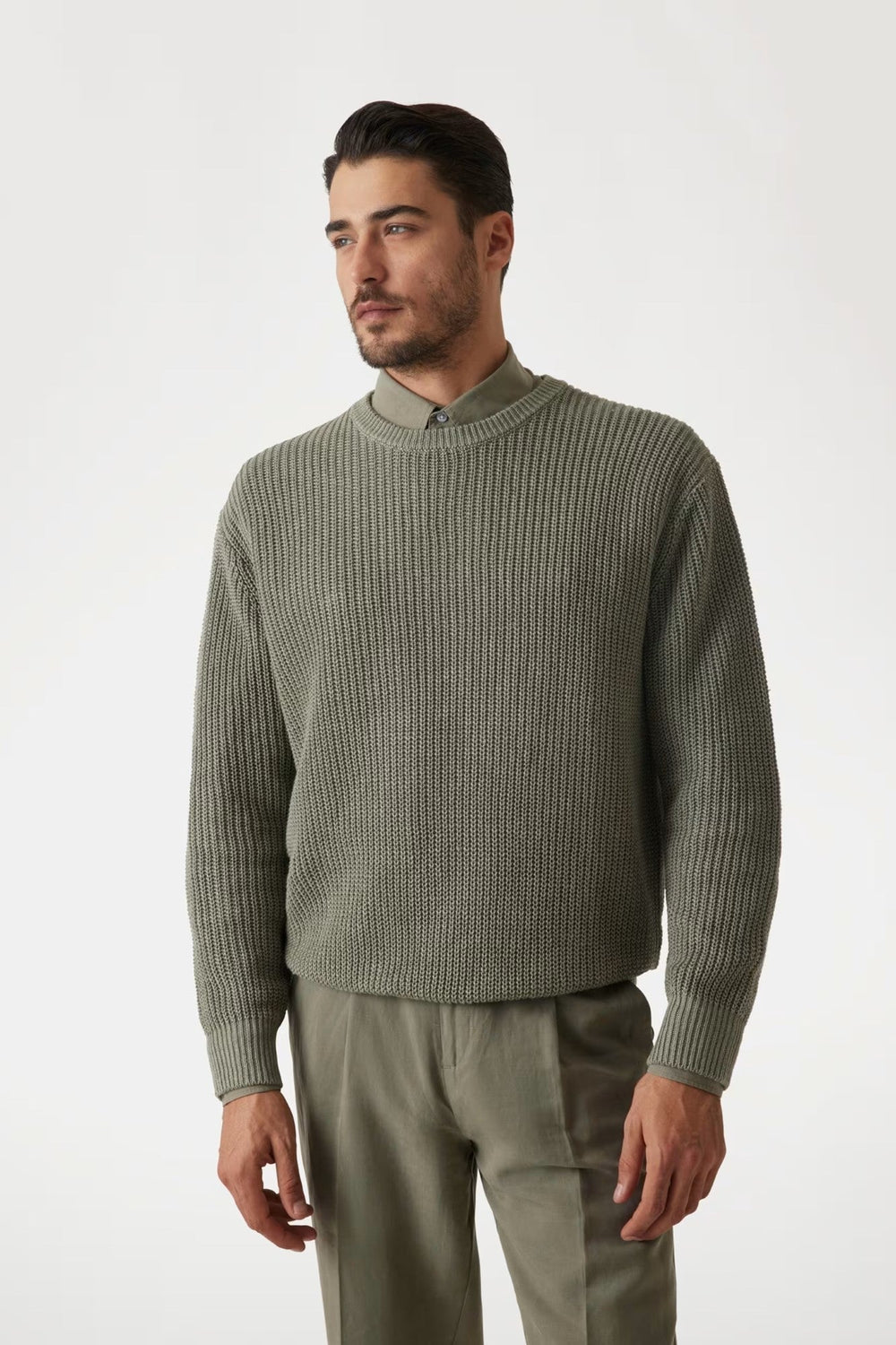 Pulover MARCIANO de Barbati IMBRACAMINTE MARCIANO Verde S 762674191327