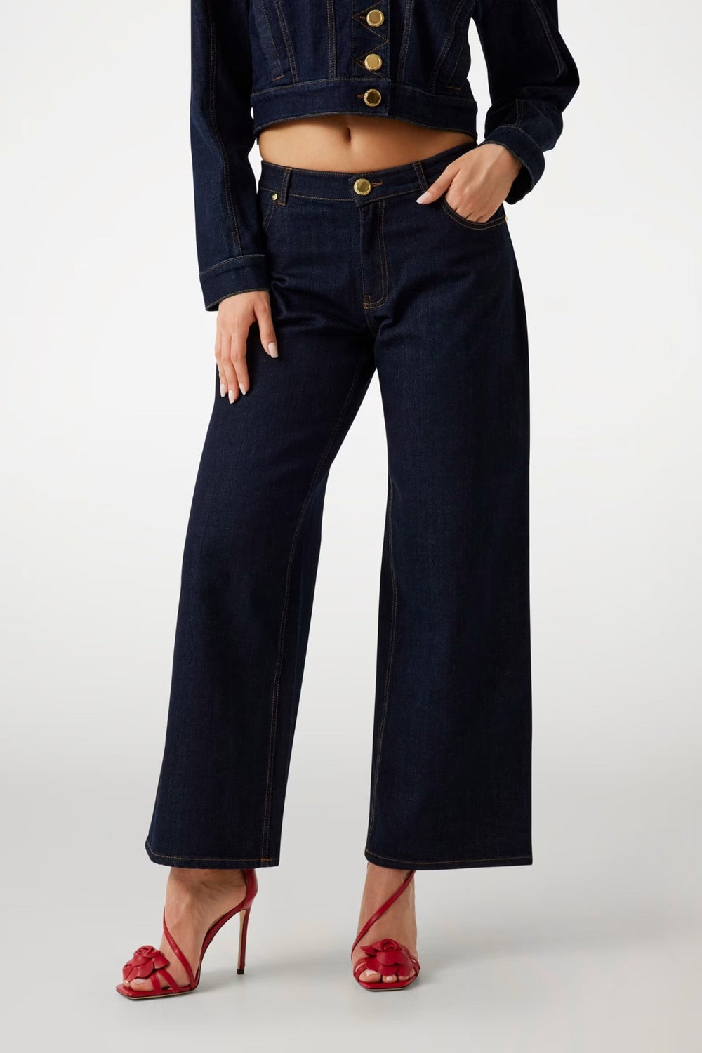 Pantaloni Denim MARCIANO by GUESS de Dama IMBRACAMINTE MARCIANO Albastru 24 762890713184