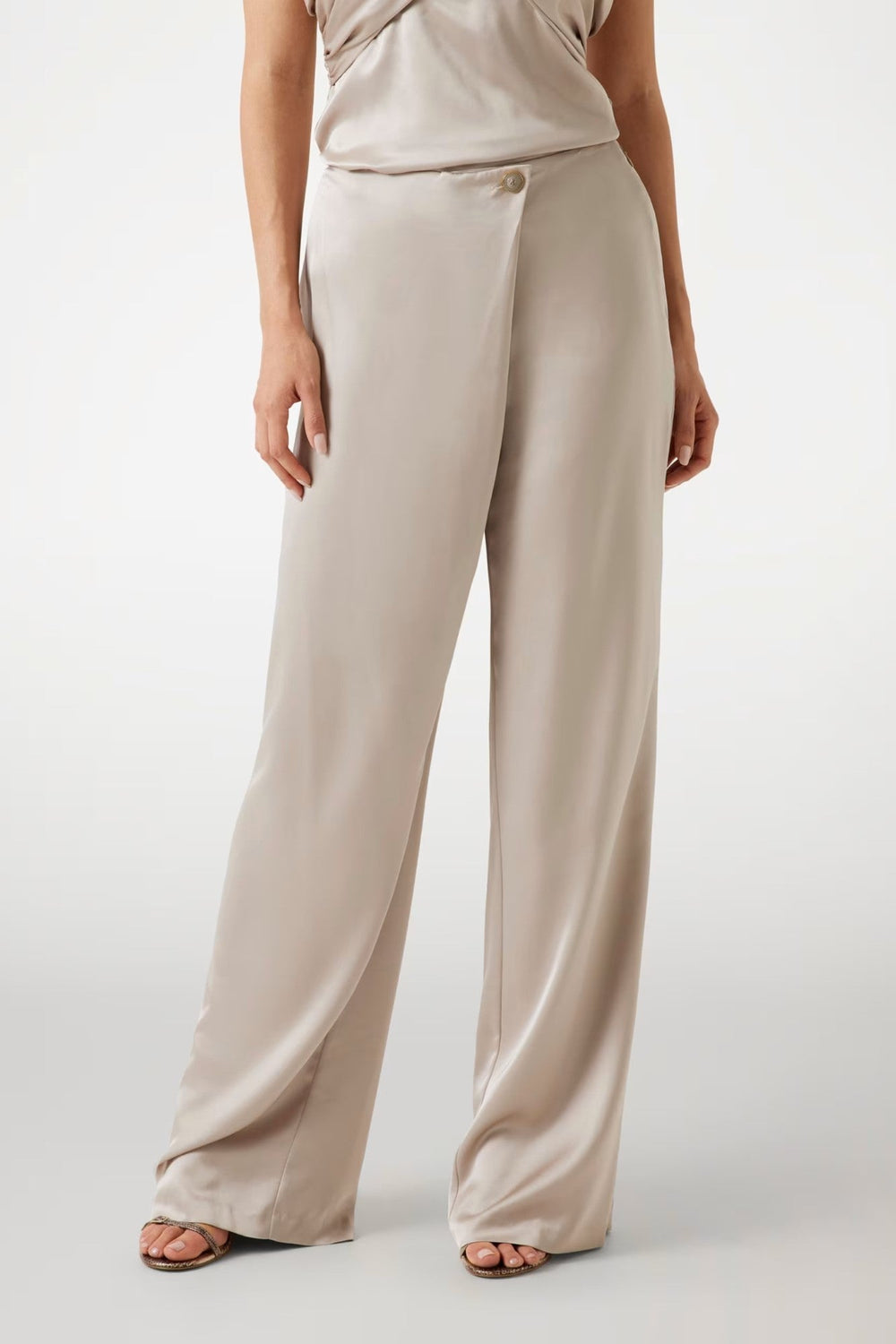 Pantaloni MARCIANO by GUESS de dama IMBRACAMINTE MARCIANO Bej 38 762890713230