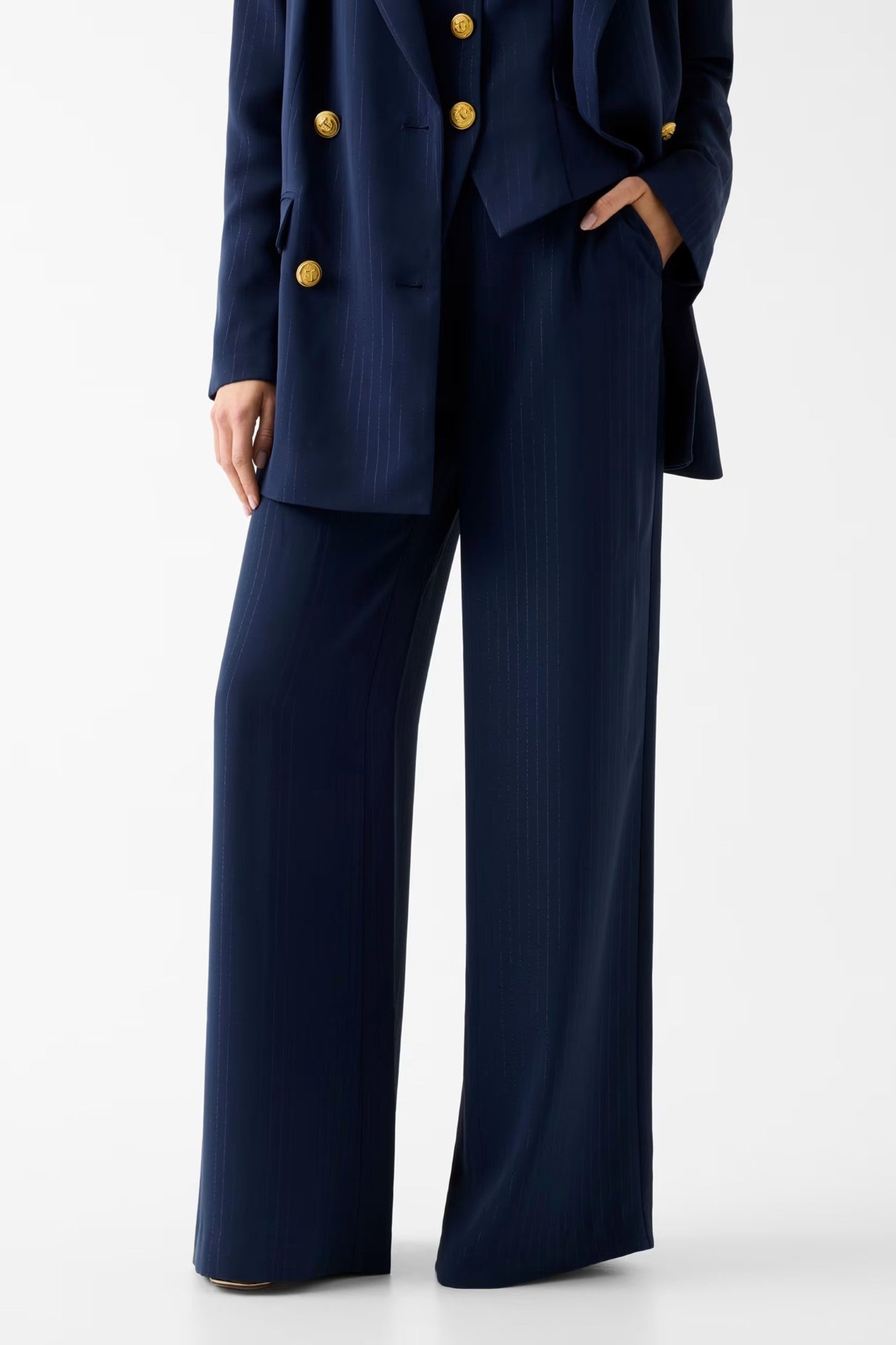 Pantaloni MARCIANO by GUESS de dama IMBRACAMINTE MARCIANO Albastru 38 762123523489