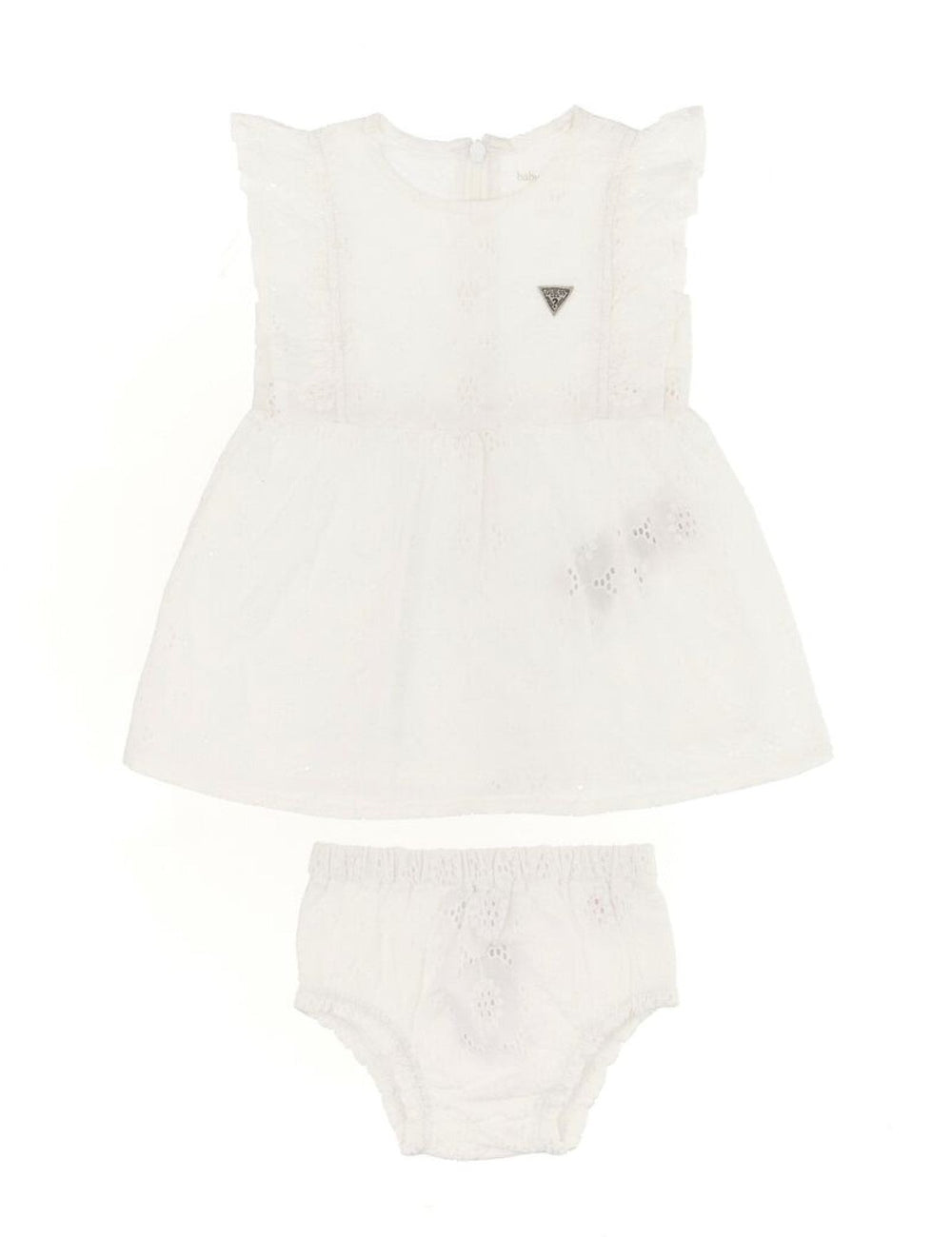 Rochita de bebelus GUESS alba din dantela IMBRACAMINTE GUESS Alb 0/3M 761839169938