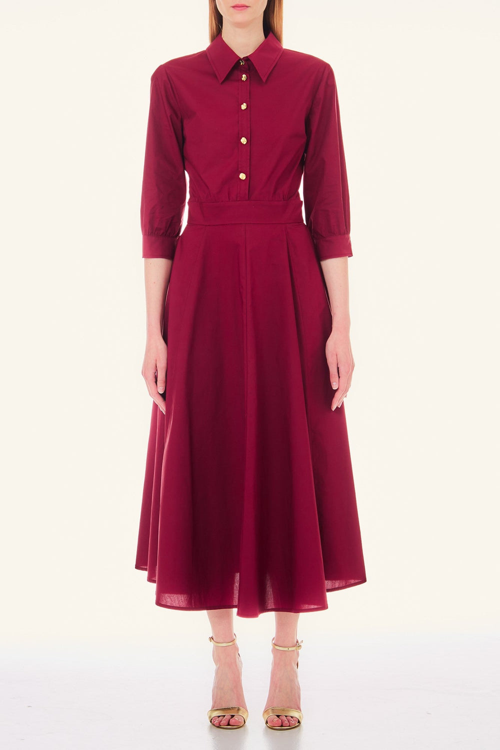 Rochie LIU JO de dama cu nasturi IMBRACAMINTE LIU JO Rosu 38 805494439709