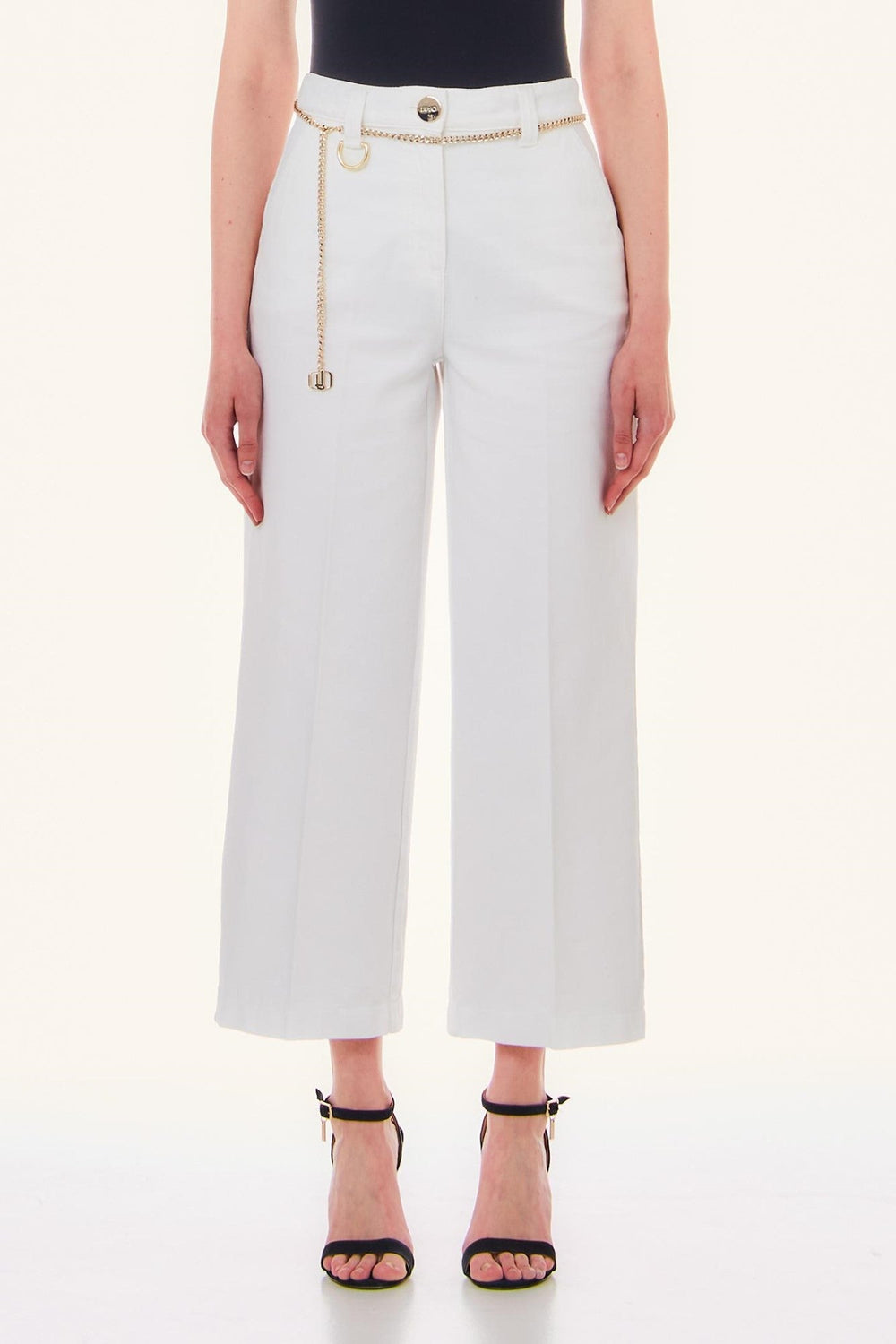 Pantaloni LIU JO de dama IMBRACAMINTE LIU JO Alb 24 805494438932
