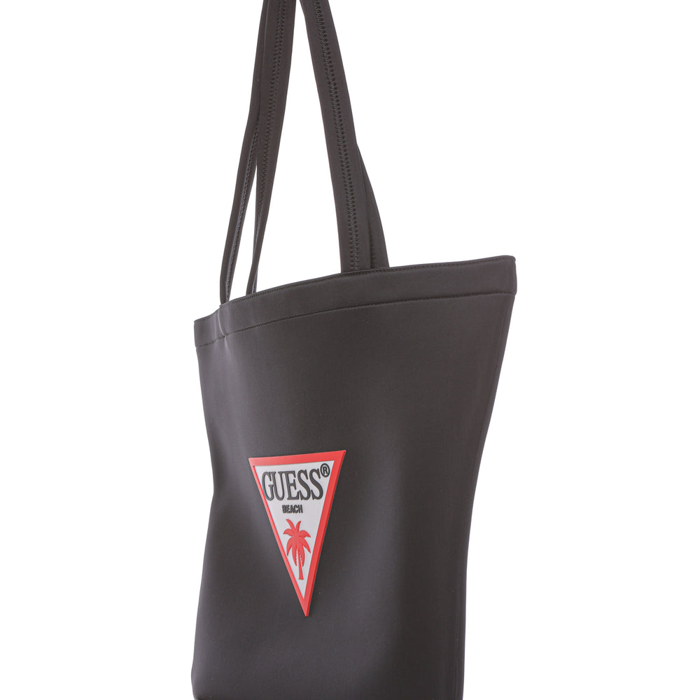 
                      
                        Geanta de plaja GUESS din material textil cu logo DE UMAR GUESS   
                      
                    