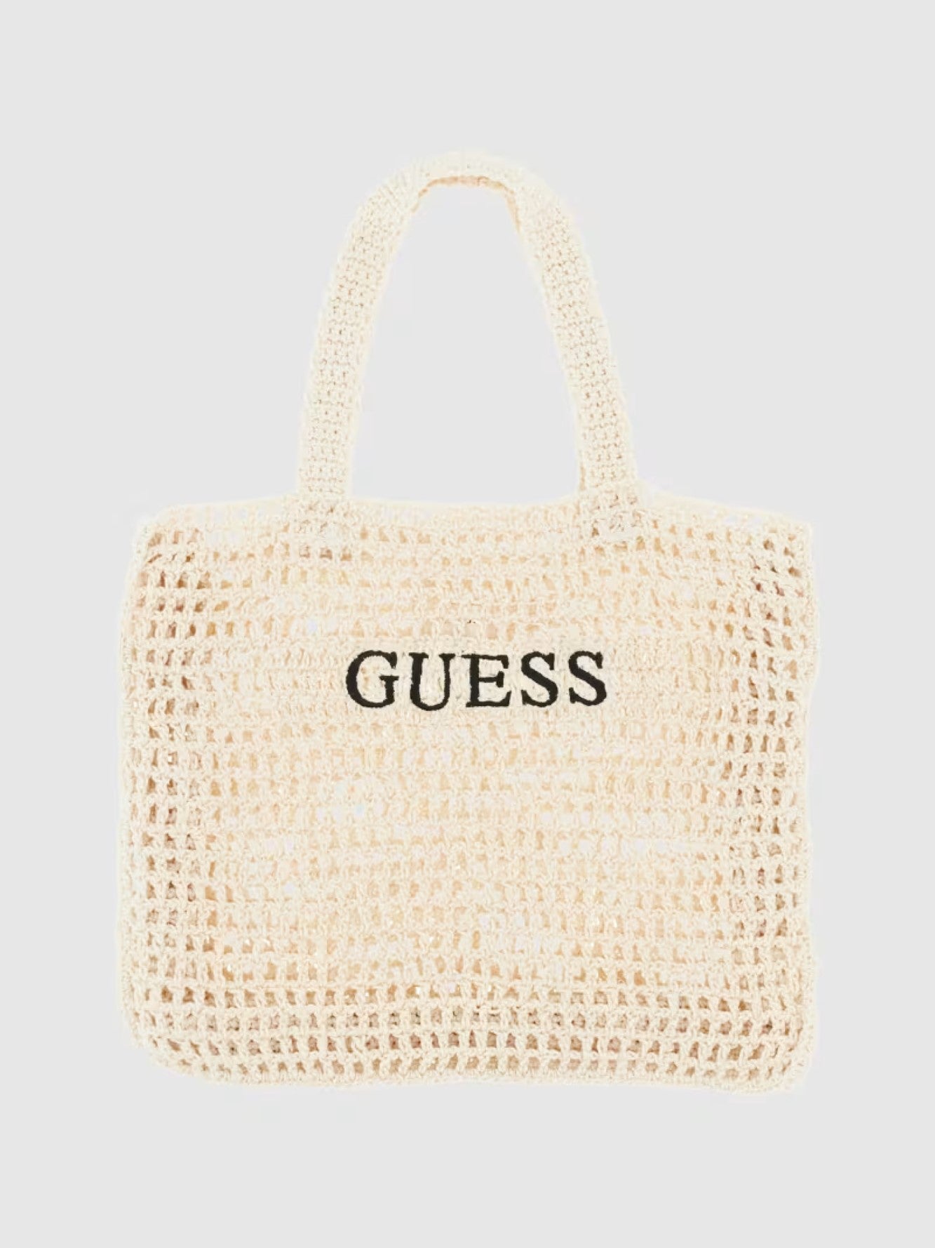 Geanta GUESS pentru plaja IMBRACAMINTE GUESS Bej ONE 762492693586