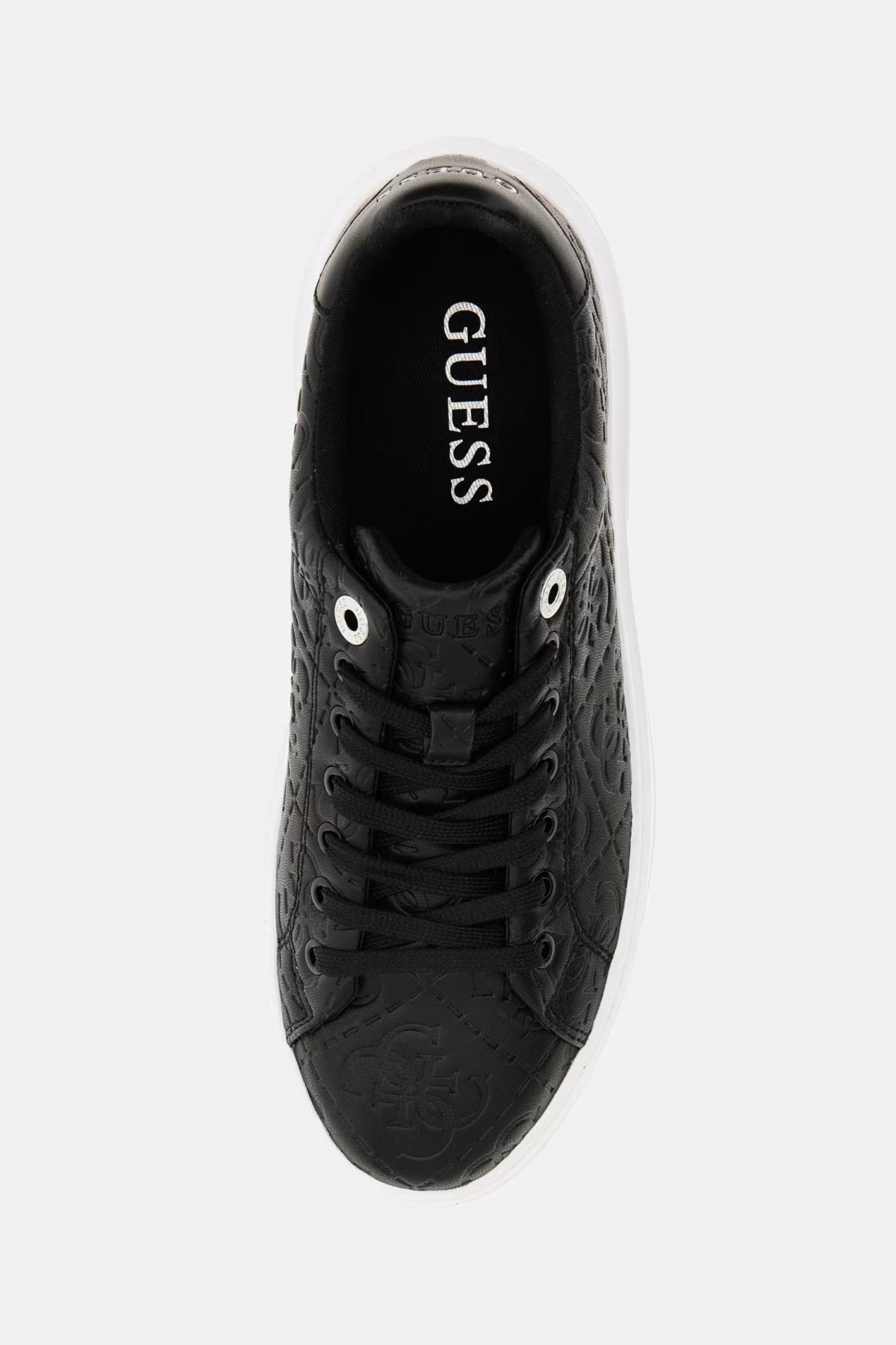 Pantofi sport GUESS cu sireturi si logo embosat INCALTAMINTE GUESS   