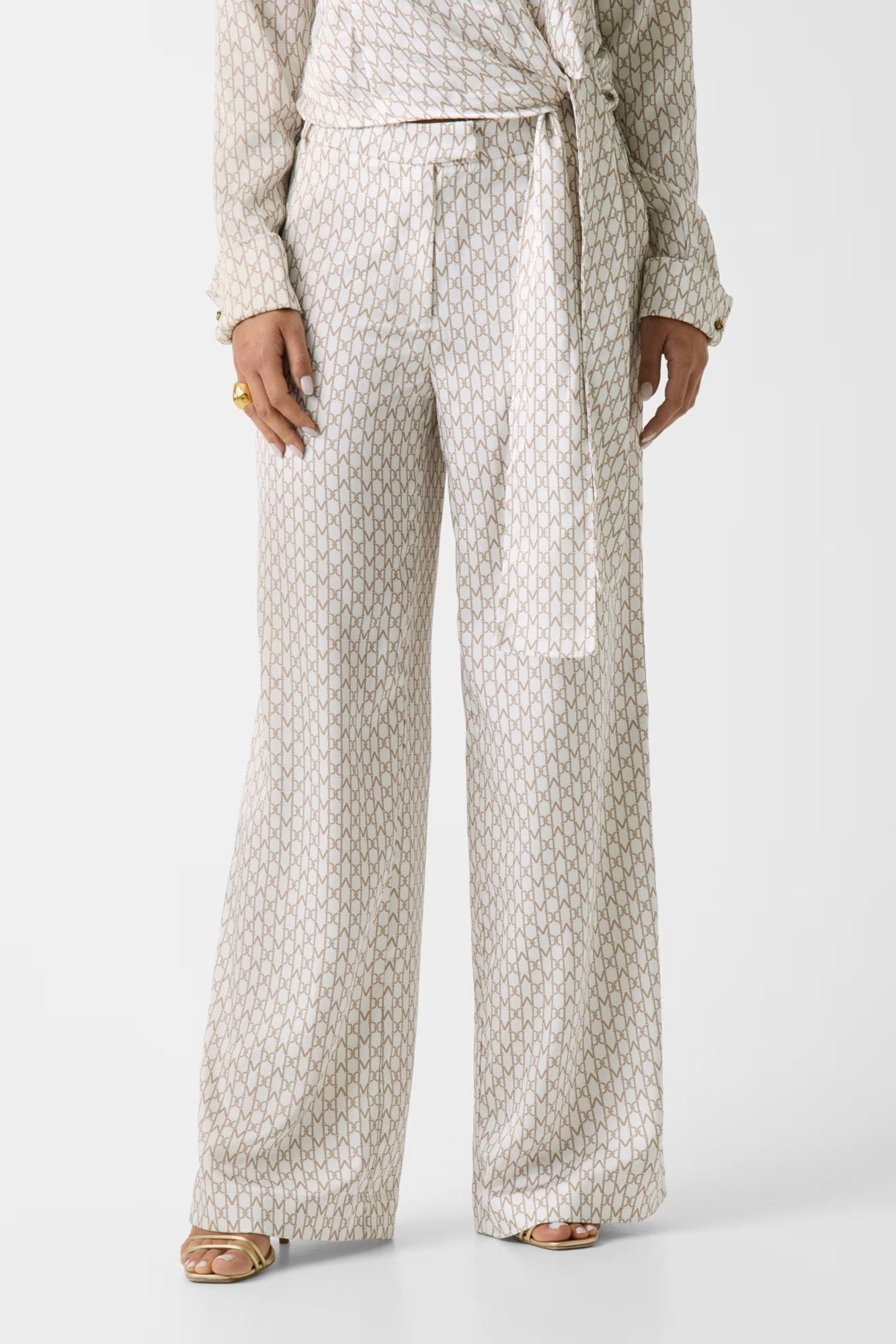 Pantaloni MARCIANO by GUESS de dama IMBRACAMINTE MARCIANO Alb 38 7621235999032