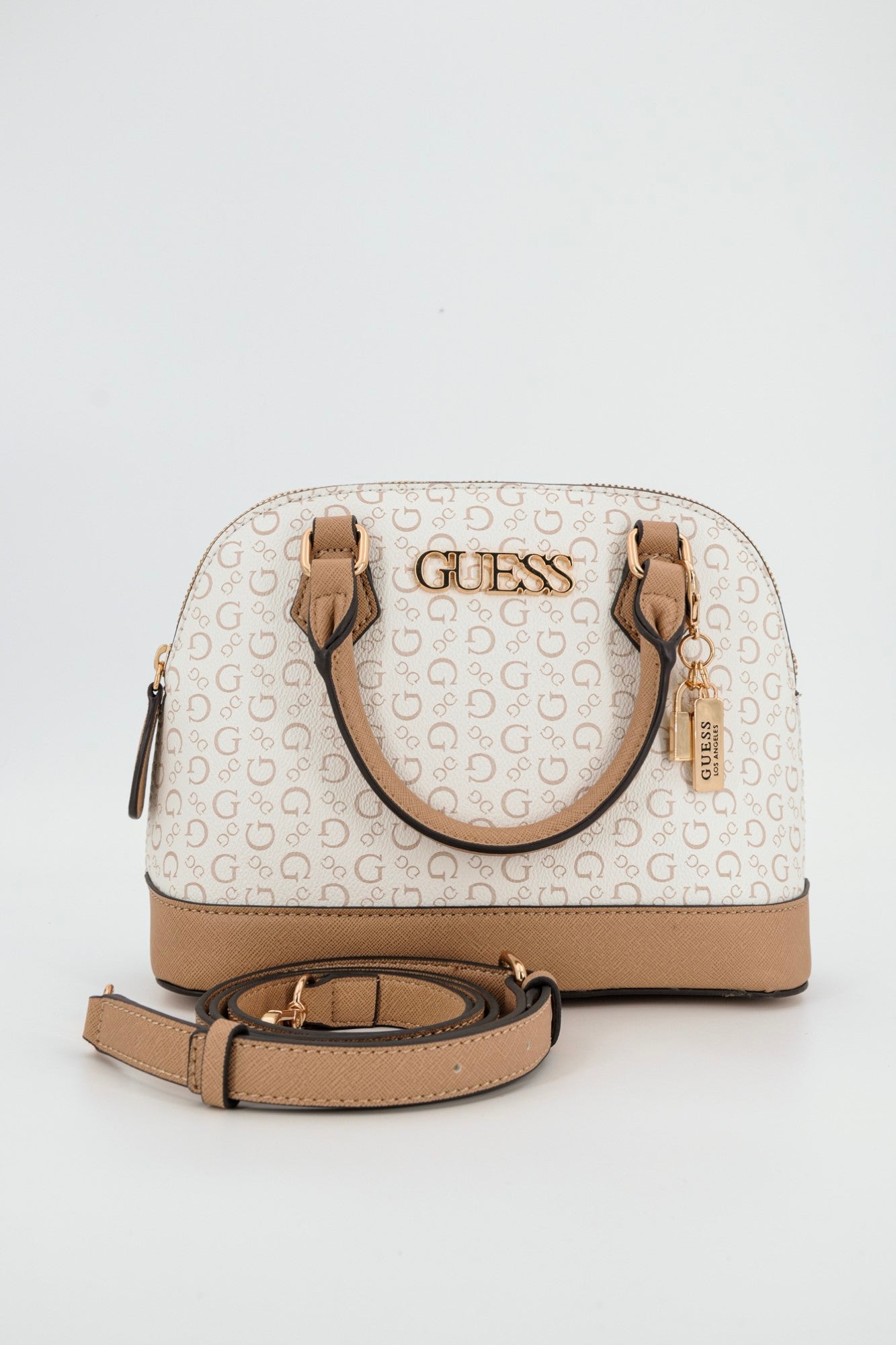 Geanta GUESS de dama GENTI GUESS Alb ONE 190231837749