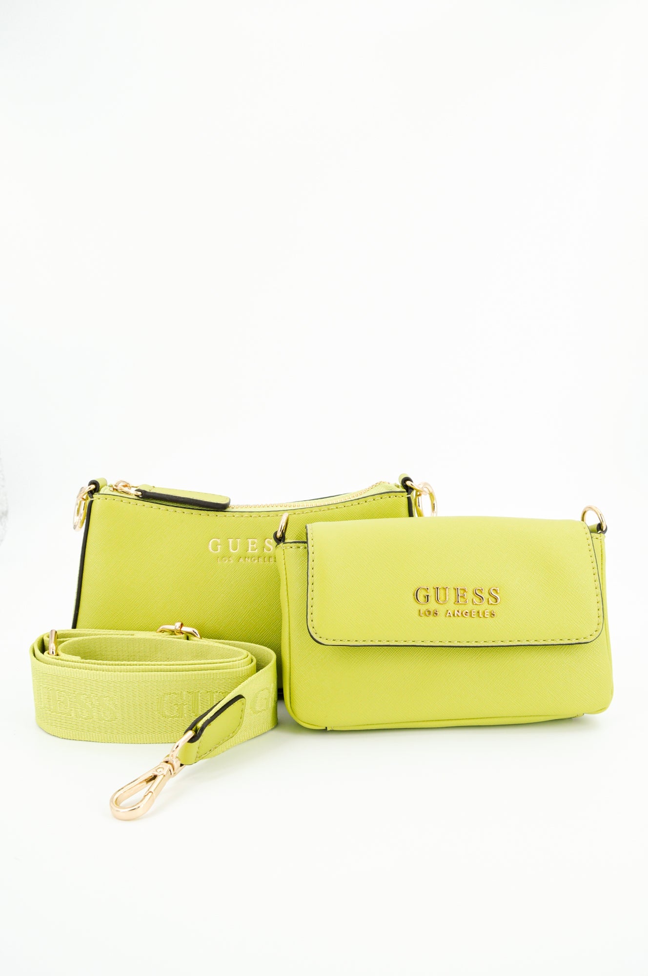 Geanta GUESS crossbody eleganta GENTI GUESS Verde ONE 190231878452