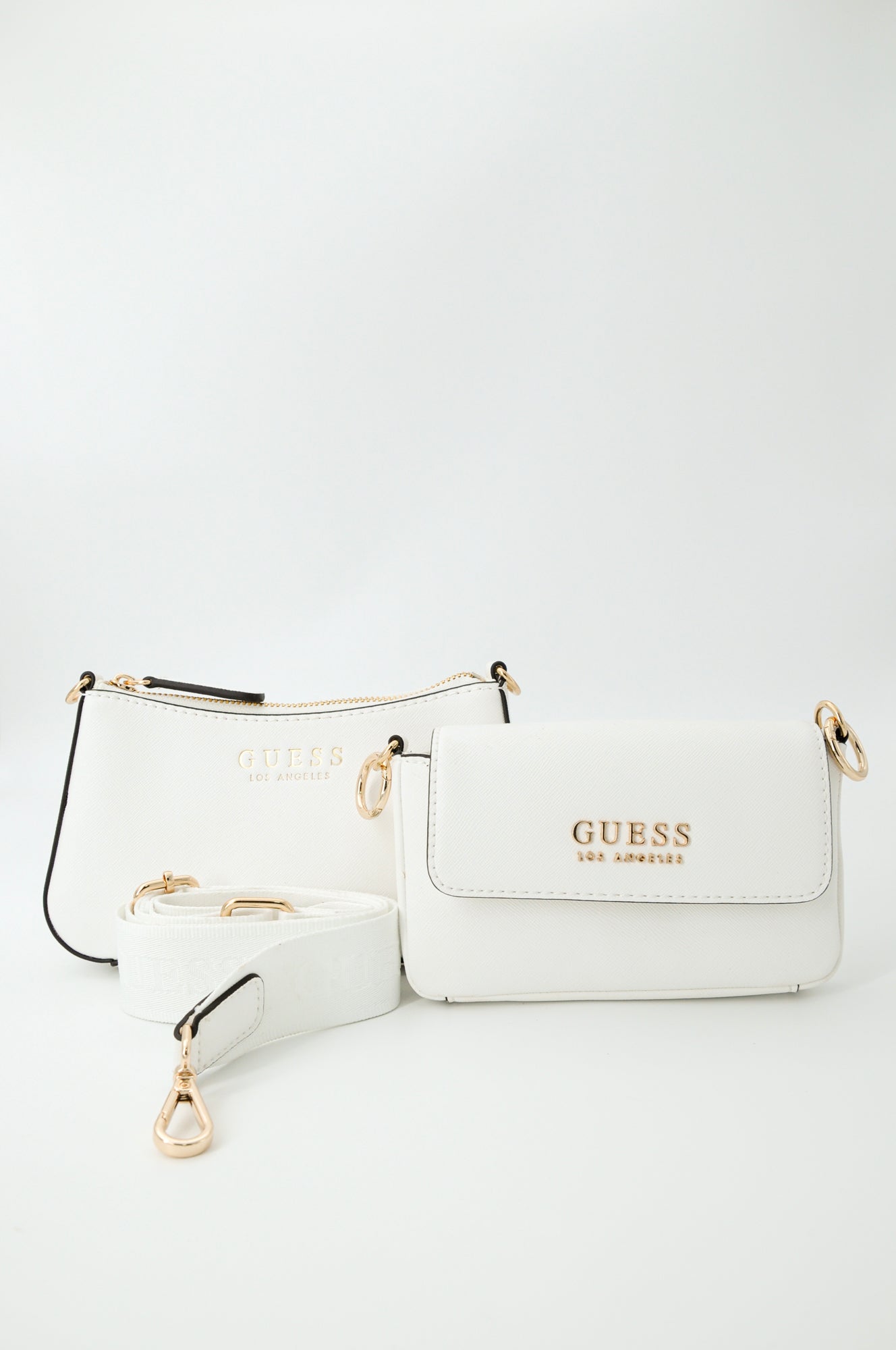 Geanta GUESS crossbody eleganta GENTI GUESS Alb ONE 190231878469