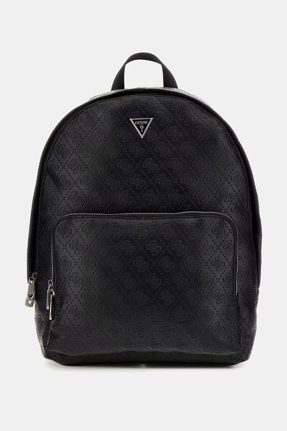 Rucsac GUESS cu imprimeu logo pe toata suprafata si logo metalic GENTI GUESS Negru ONE 761839150234
