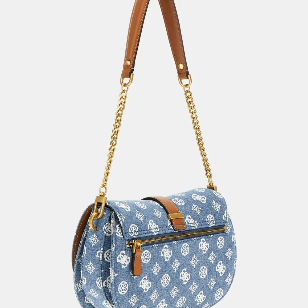 
                      
                        Geanta de umar GUESS cu lant si model circular decorativ GENTI GUESS   
                      
                    