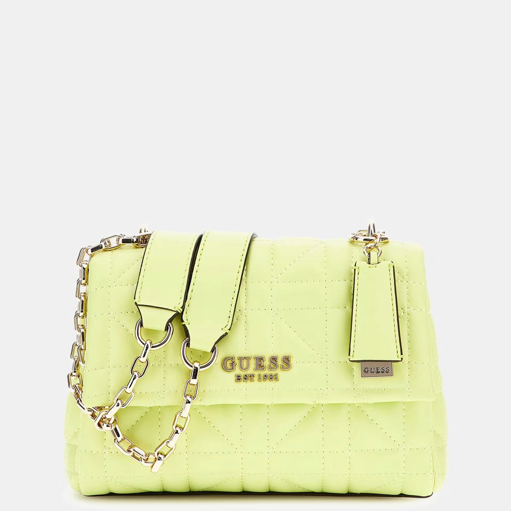
                      
                        Geanta GUESS matlasata cu detalii metalice GENTI GUESS Verde ONE 190231841647
                      
                    