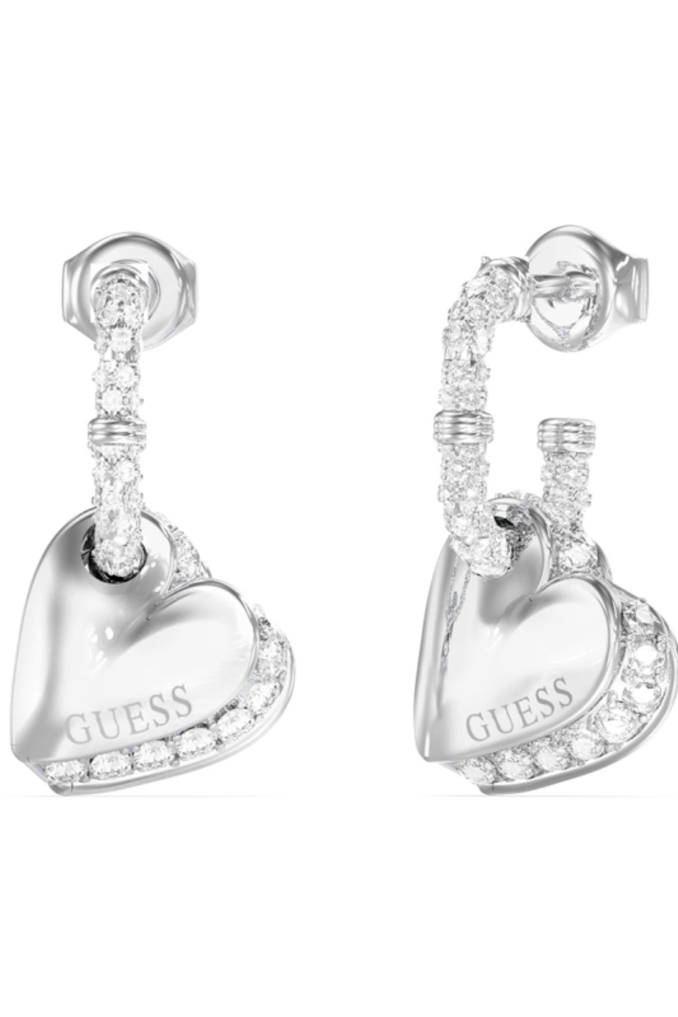 Cercei Guess By Your Side stud lung cu cristale ACCESORII GUESS