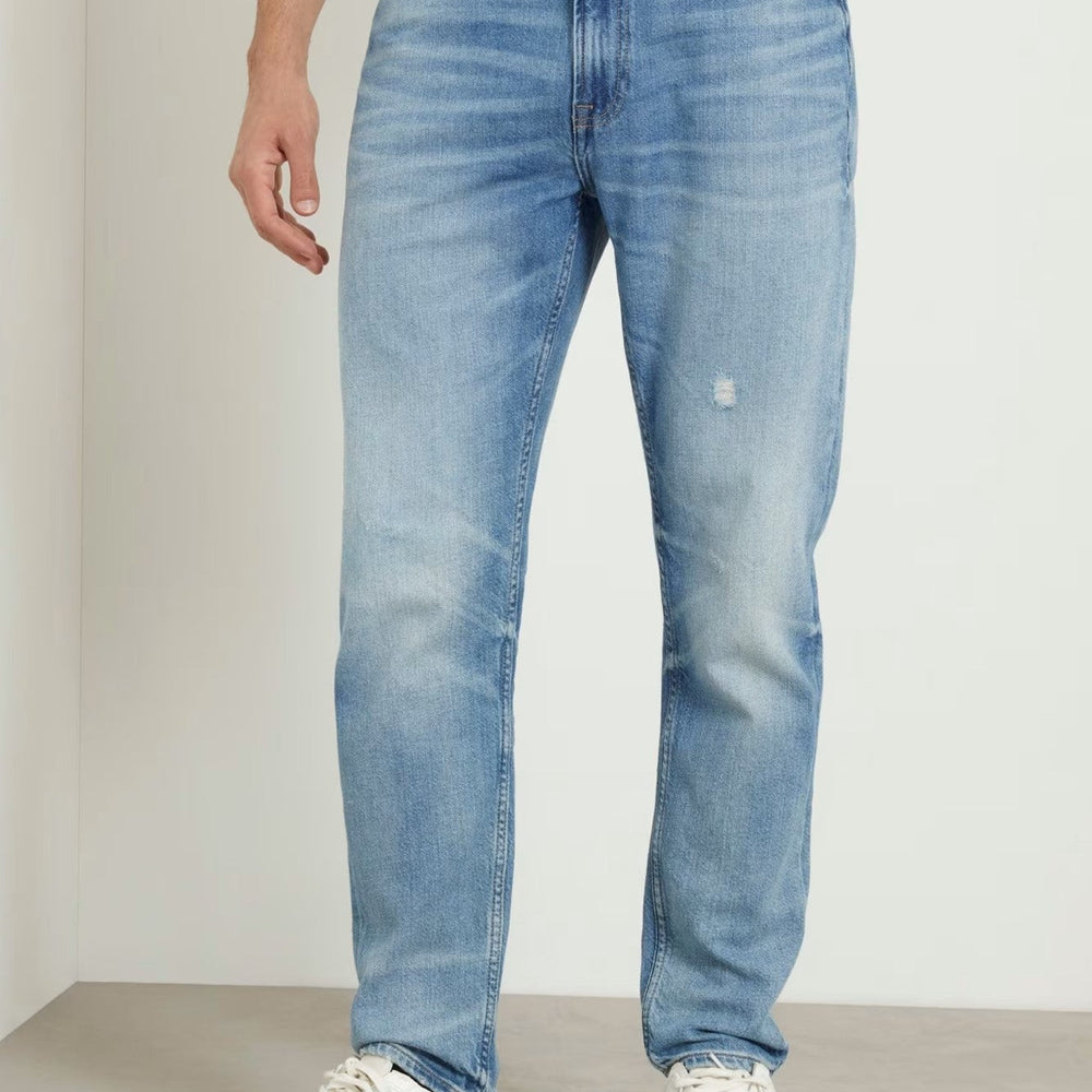 
                      
                        Pantaloni denim GUESS de barbati IMBRACAMINTE GUESS Albastru 30 762610118937
                      
                    