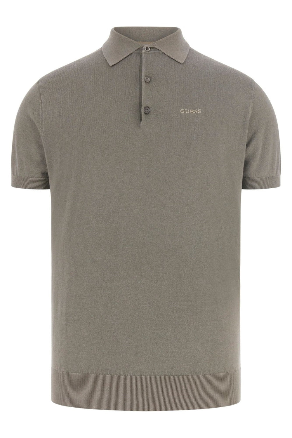 Tricou cu Guler GUESS de Barbati IMBRACAMINTE GUESS Kaki S 762674170060