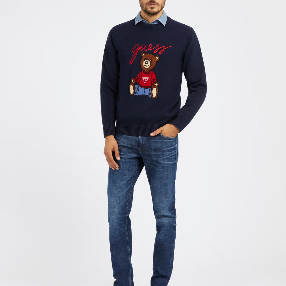 
                      
                        Pulover GUESS De Barbati Cu Logo Frontal IMBRACAMINTE GUESS   
                      
                    