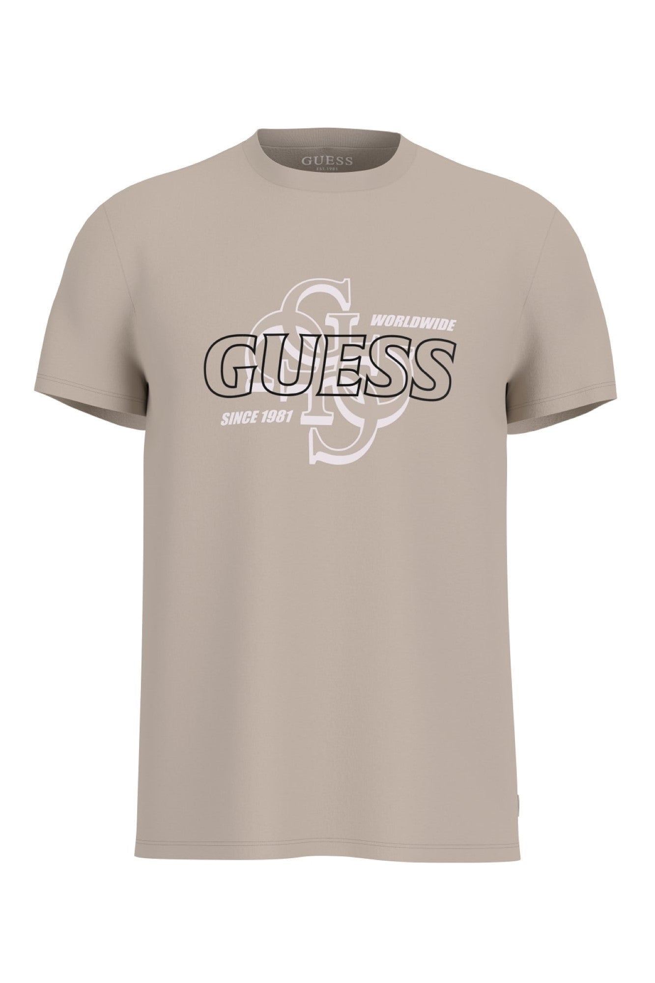Tricou GUESS de barbati IMBRACAMINTE GUESS Bej XS 762890769765