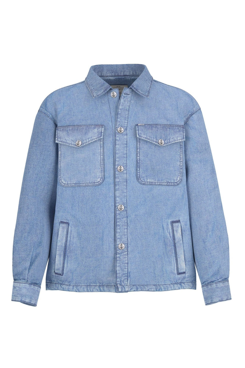 Camasa Denim GUESS de Barbati IMBRACAMINTE GUESS Albastru XS 762674113241
