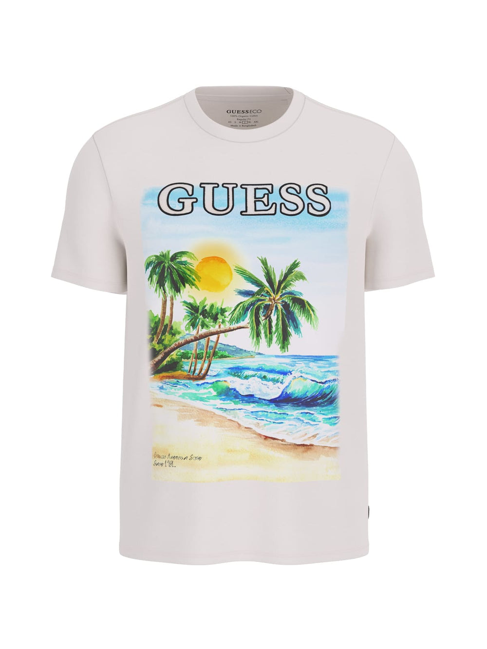 Tricou GUESS de Barbati IMBRACAMINTE GUESS Alb S 762890703907