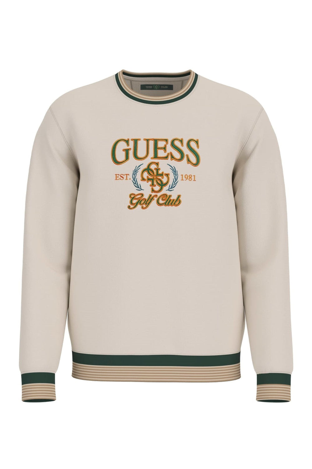 Pulover GUESS de Barbati IMBRACAMINTE GUESS Bej S 762890704379