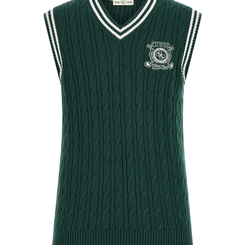 
                      
                        Vesta Guess tricotata model cable-knit IMBRACAMINTE GUESS Verde S 762083798685
                      
                    