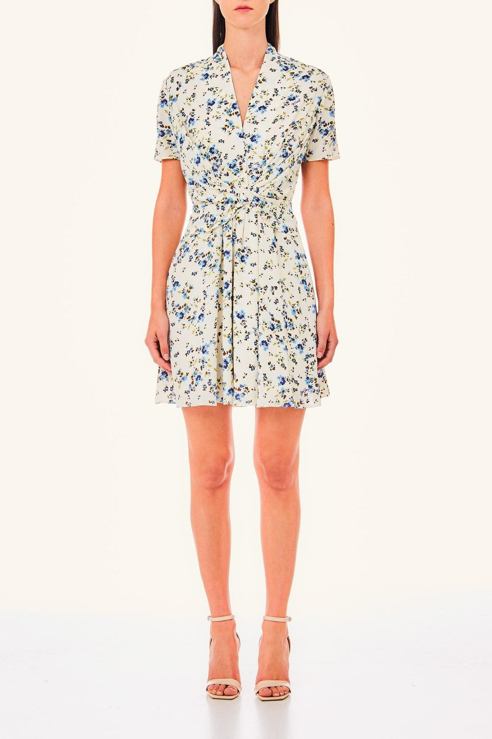 Rochie LIU JO de dama cu model floral IMBRACAMINTE LIU JO Alb 38 805494471152