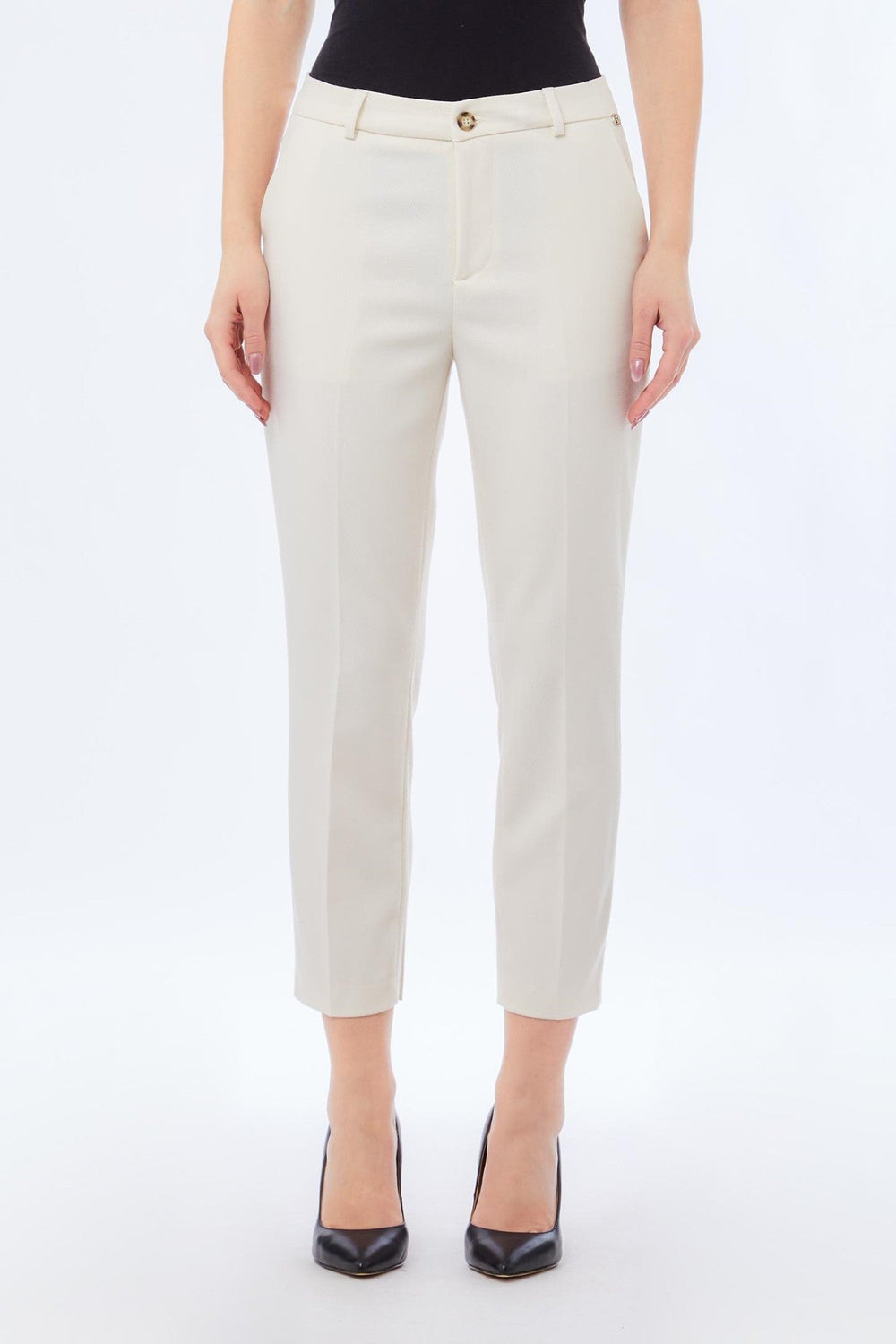 Pantaloni LIU JO de Dama IMBRACAMINTE LIUJO Alb 38 805952436918