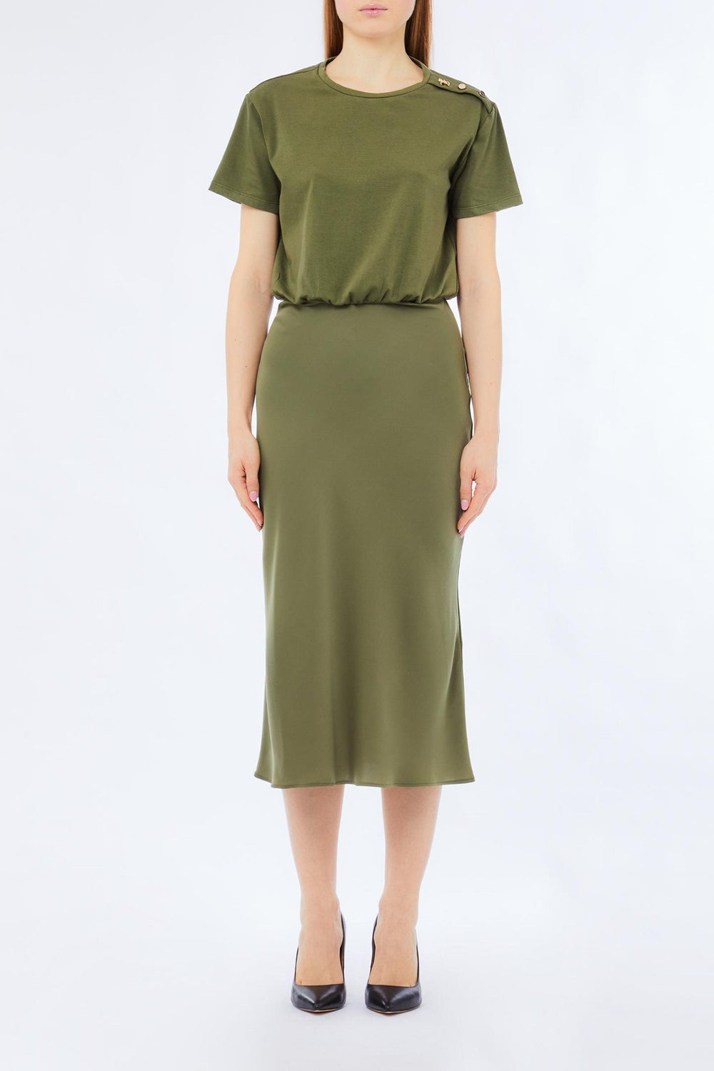 Rochie LIU JO de dama IMBRACAMINTE LIU JO Kaki XS 805952438529