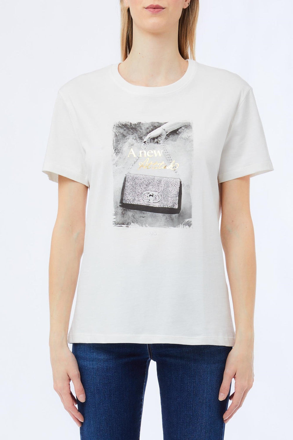 Tricou LIU JO de Dama IMBRACAMINTE LIUJO Alb XS 805952443751