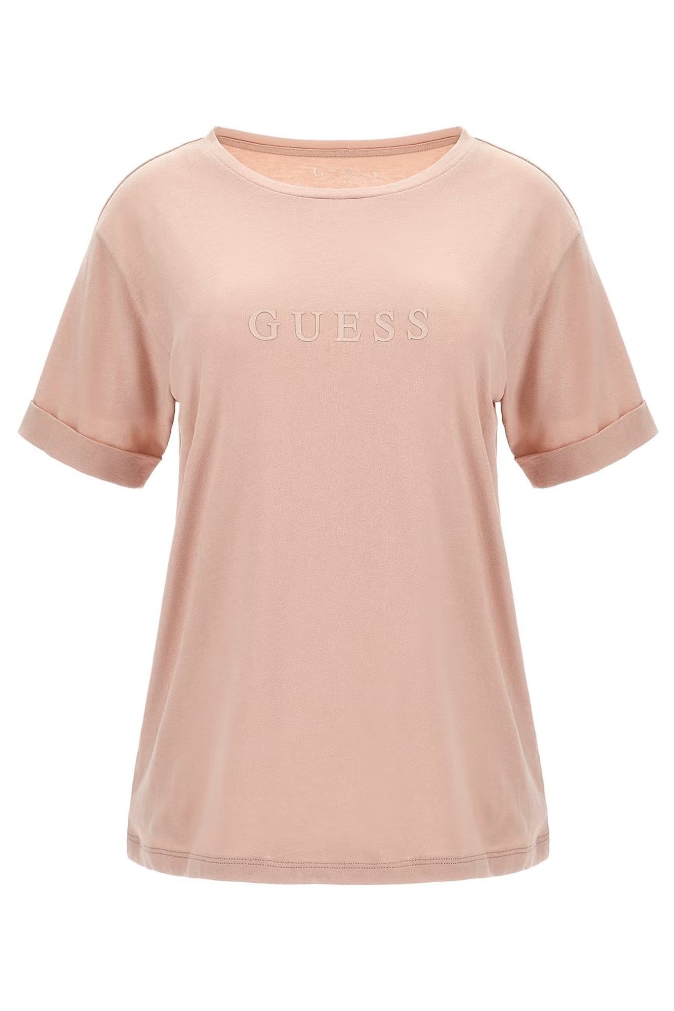 Tricou Guess cu logo frontal IMBRACAMINTE GUESS Roz XS 762207851008