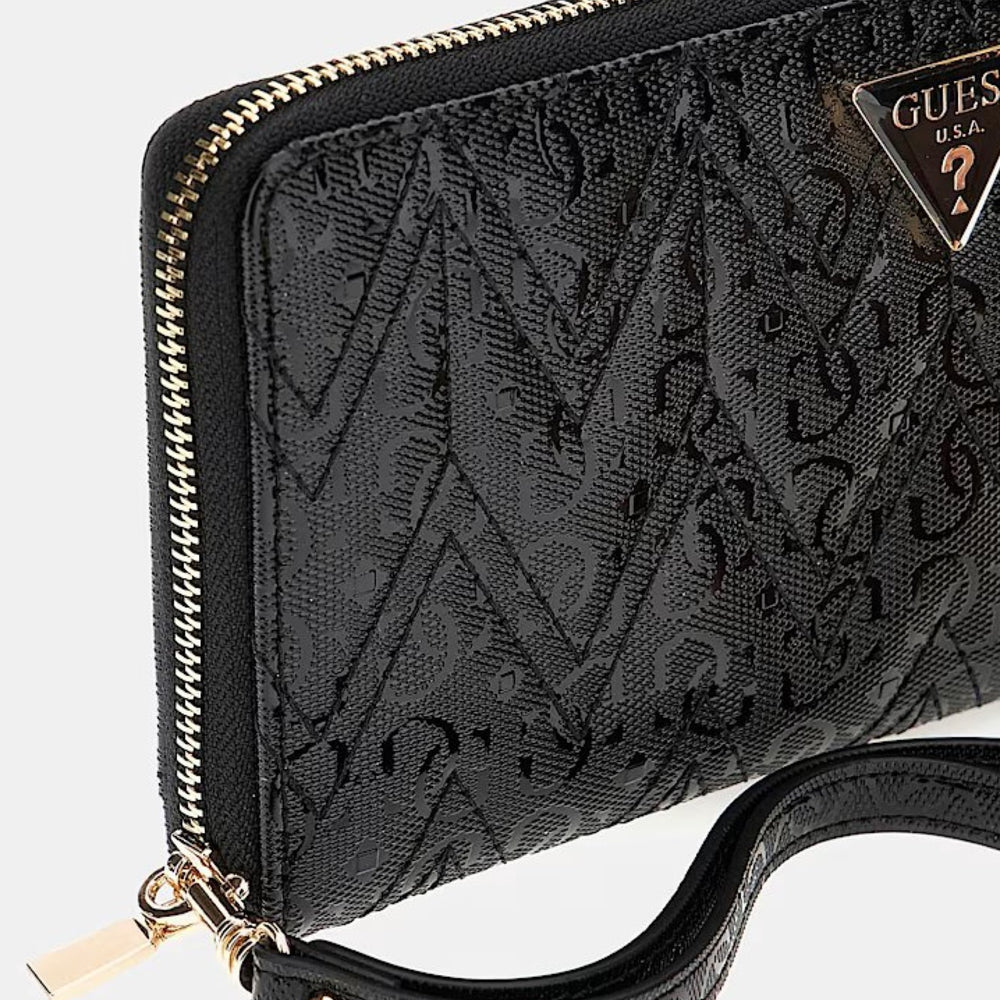 
                      
                        Portofel GUESS de dama cu imprimeu logo GUESS ACCESORII GUESS   
                      
                    