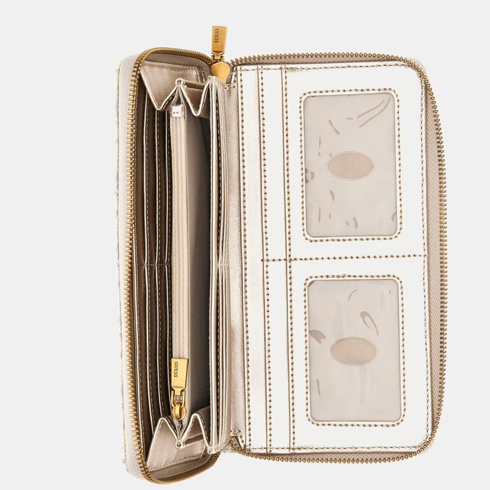 
                      
                        Portofel Dama GUESS cu aplicatie logo metalica PORTOFELE GUESS   
                      
                    
