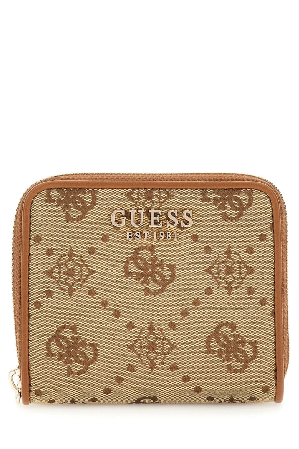 Portofel Guess Neda 4G model mini cu logo Peony ACCESORII GUESS Maro ONE 190231964230