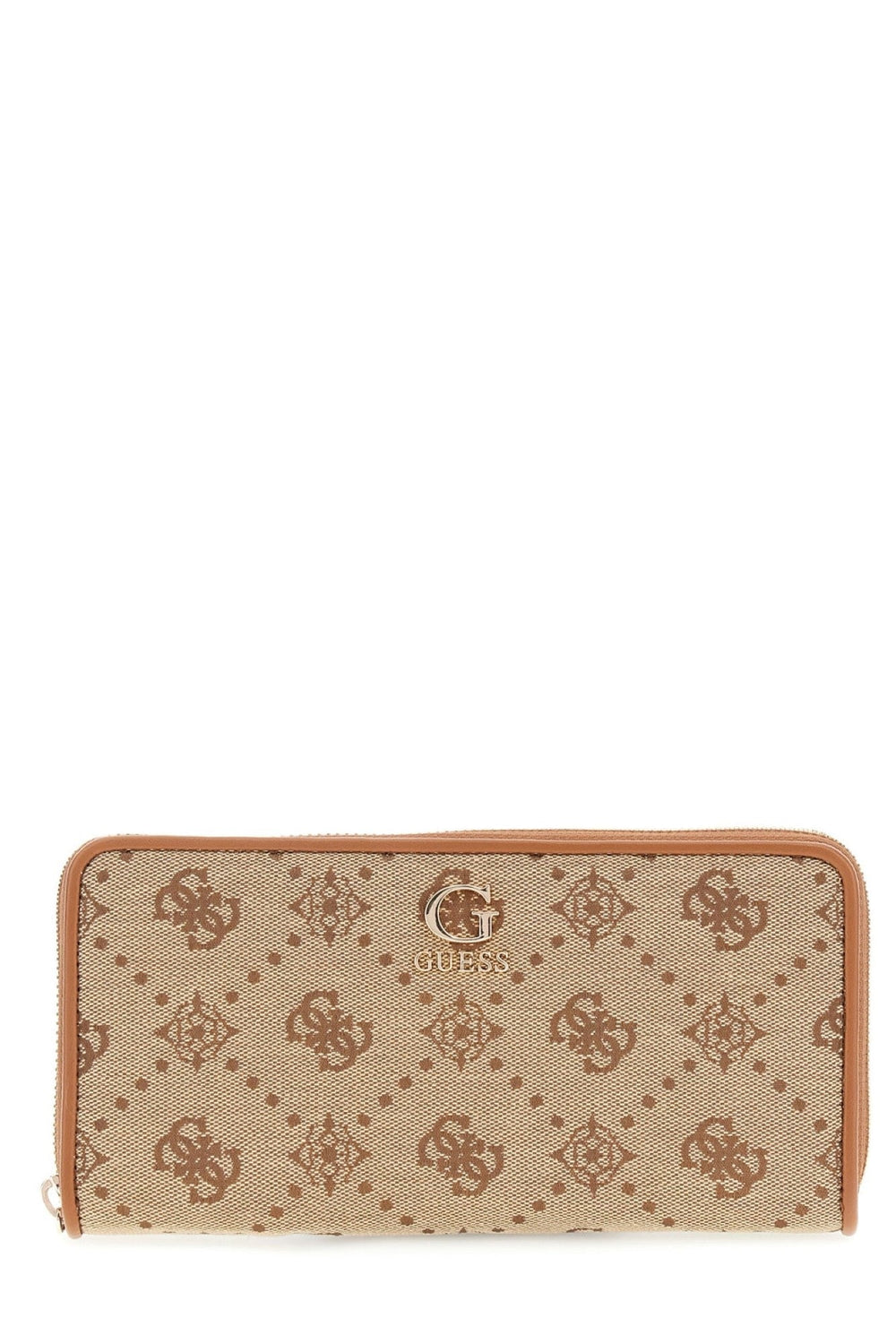 Portofel Guess Neda 4G model maxi cu logo Peony ACCESORII GUESS Bej ONE 190231964254