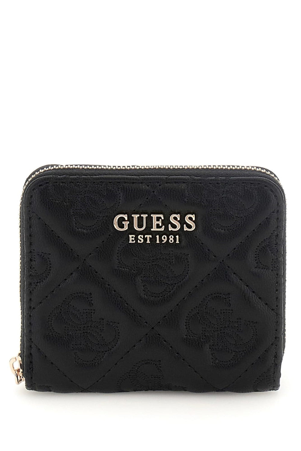 Portofel mic Guess Adelasia 4G cu logo ACCESORII GUESS Negru ONE 190231965060