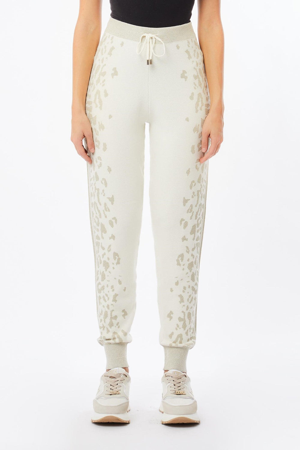 Pantaloni Sport AnimalPrint LIU JO de Dama IMBRACAMINTE LIU JO Bej XS 805952405143